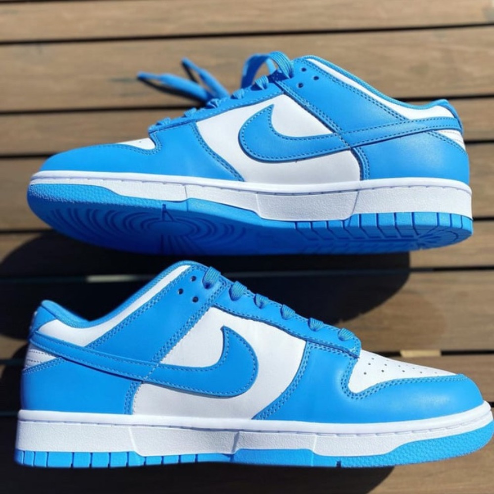 Nike Kids Blue and White Sneakers